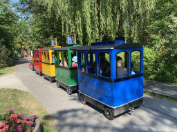 Tourist train at the Wandelwijck area of the Plaswijckpark recreation park