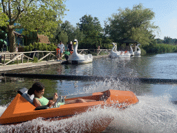 The Kangaroetsjjj! attraction and water cycles at the Speelwijck area of the Plaswijckpark recreation park