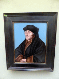 Portrait of Desiderius Erasmus by Lucas Cranach the Elder, at the First Floor of the Museum Boijmans van Beuningen
