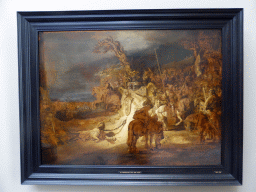 Oil sketch `The Concord of the State` by Rembrandt van Rijn, at the First Floor of the Museum Boijmans van Beuningen