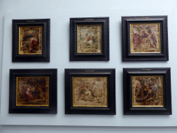 Oil sketches based on the life of Achilles by Peter Paul Rubens, at the First Floor of the Museum Boijmans van Beuningen
