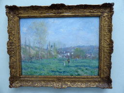 Painting `Printemps à Vétheuil` by Claude Monet, at the First Floor of the Museum Boijmans van Beuningen