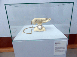 Piece of art `White Aphrodisiac Telephone` by Salvador Dalí, at the First Floor of the Museum Boijmans van Beuningen