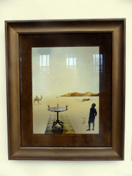 Painting `Table solaire` by Salvador Dalí, at the First Floor of the Museum Boijmans van Beuningen