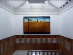 rotterdam_2_056 - 188 kb - 1024x768 - Staircase at the First Floor of the Museum Boijmans van Beuningen, with the painting `Landscape with a girl skipping rope` by Salvador Dalí Staircase at the First Floor of the Museum Boijmans van Beuningen, with the painting `Landscape with a girl skipping rope` by Salvador Dalí