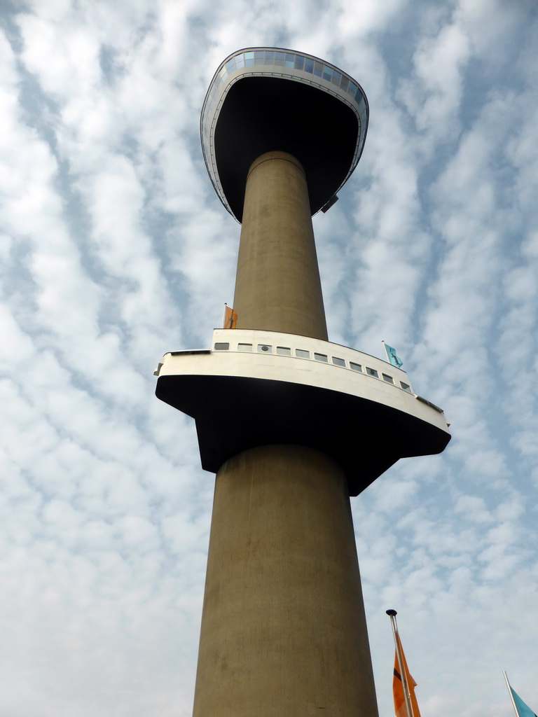 The Euromast tower, viewed from below