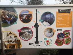 Information on the Euromast tower, at the entrance