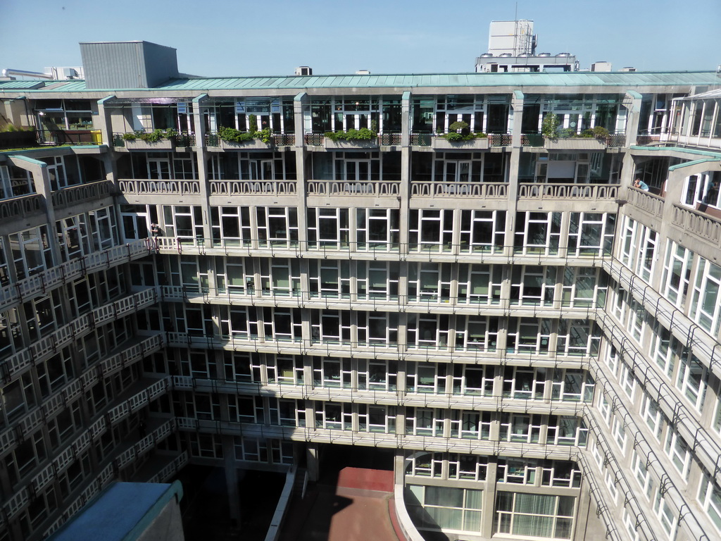 Eastern Inner Square of the Groothandelsgebouw building, viewed from the roof