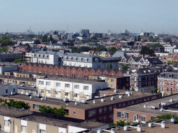 The west side of the city with the Rotterdam Harbour, viewed from the roof of the Groothandelsgebouw building