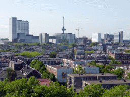 rotterdam_3_034 - 357 kb - 1024x768 - The south side of the city with the Erasmus MC hospital and the Euromast tower, viewed from the roof of the Groothandelsgebouw building The south side of the city with the Erasmus MC hospital and the Euromast tower, viewed from the roof of the Groothandelsgebouw building