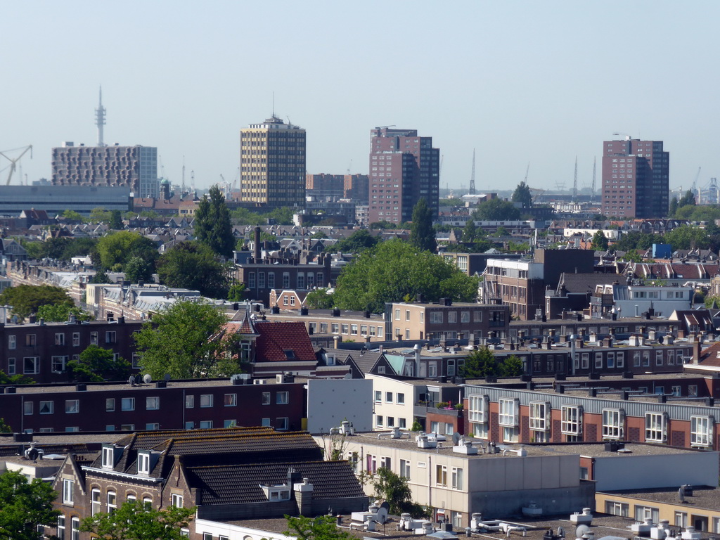 The southwest side of the city, viewed from the roof of the Groothandelsgebouw building