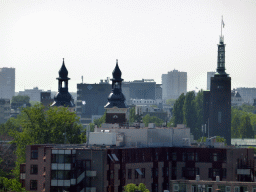 The Museum Boijmans van Beuningen, viewed from the roof of the Groothandelsgebouw building