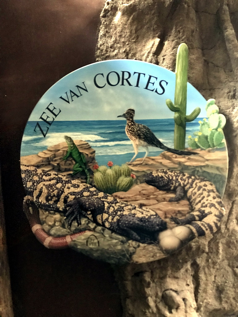 Logo of the Sea of Cortes section at the Oceanium at the Diergaarde Blijdorp zoo