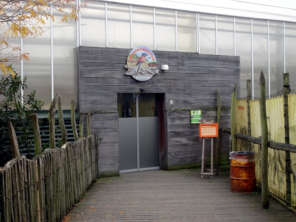 Entrance to the Crocodile River at the Africa area at the Diergaarde Blijdorp zoo