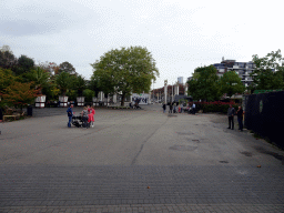 Square in front of the Gelada enclosure, under construction, at the Africa area at the Diergaarde Blijdorp zoo