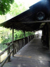 The longhouse at the Asia area at the Diergaarde Blijdorp zoo