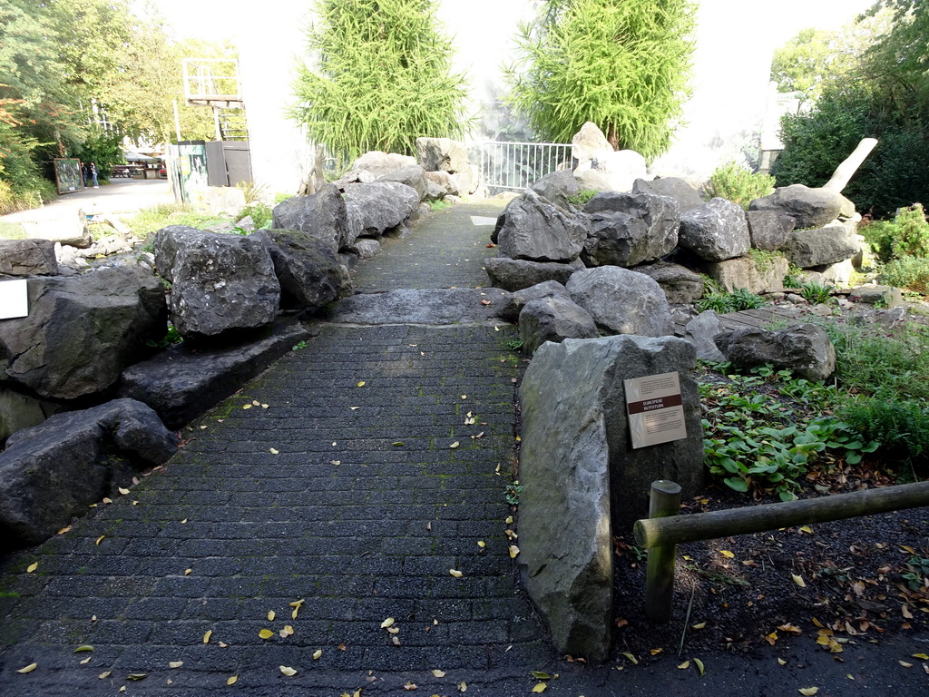 The European Rock Garden, under renovation, at the Europe area at the Diergaarde Blijdorp zoo