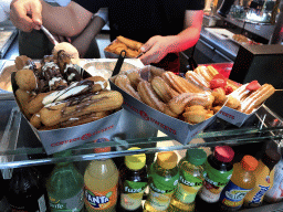 Churros at a market stall in the Markthal building