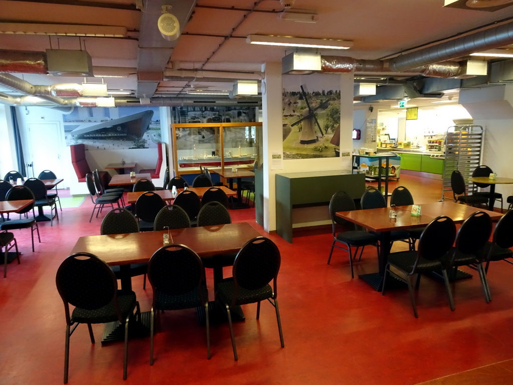 The restaurant area of Miniworld Rotterdam