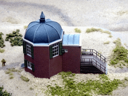 Scale model of the Koepel Zeeburg pavilion at Miniworld Rotterdam