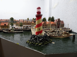 The Marendam area with a scale model of the Ameland Lighthouse at Miniworld Rotterdam