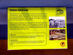 Explanation on the Dordrecht Railway Stationz at Miniworld Rotterdam