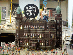 Scale model of the Holland-Amerika Lijn building at Miniworld Rotterdam