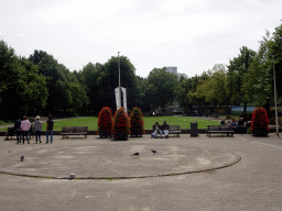 The park at the West-Kruiskade street