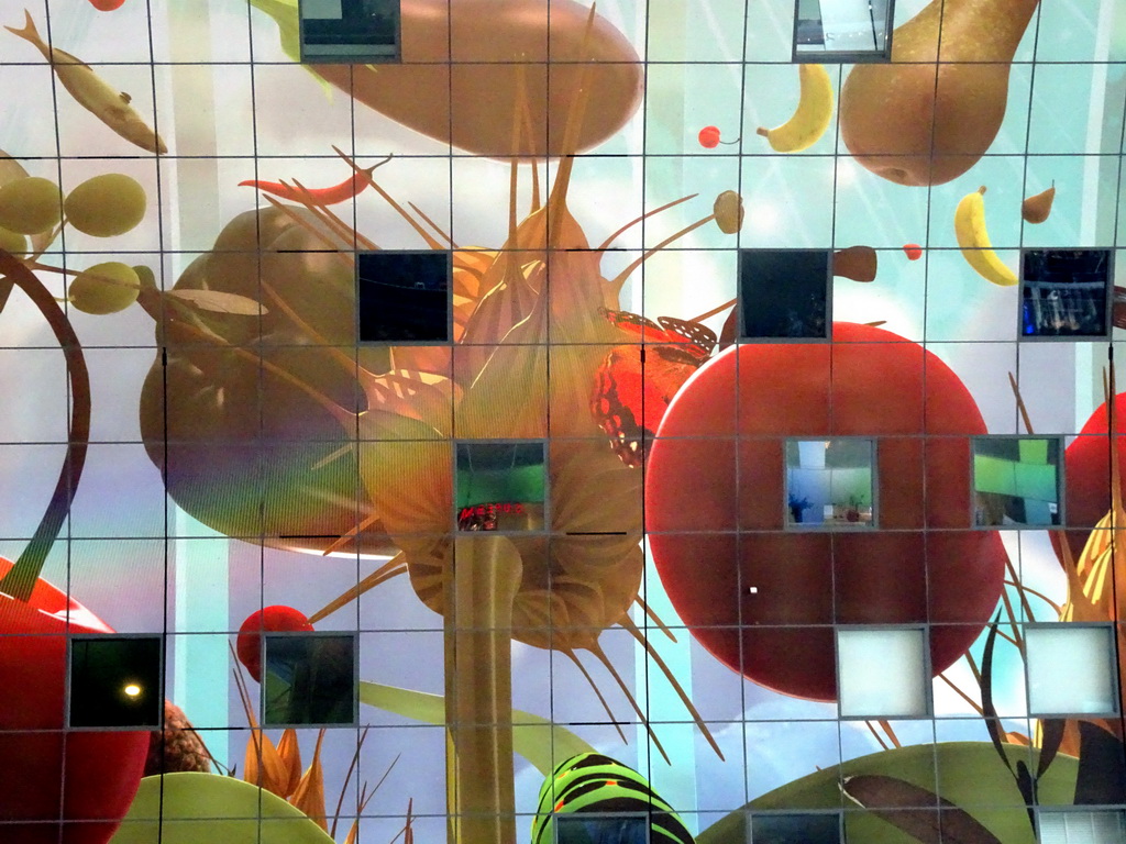 Ceiling of the Markthal building