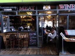 Front of the E&C Meat Wine restaurant in the Markthal building