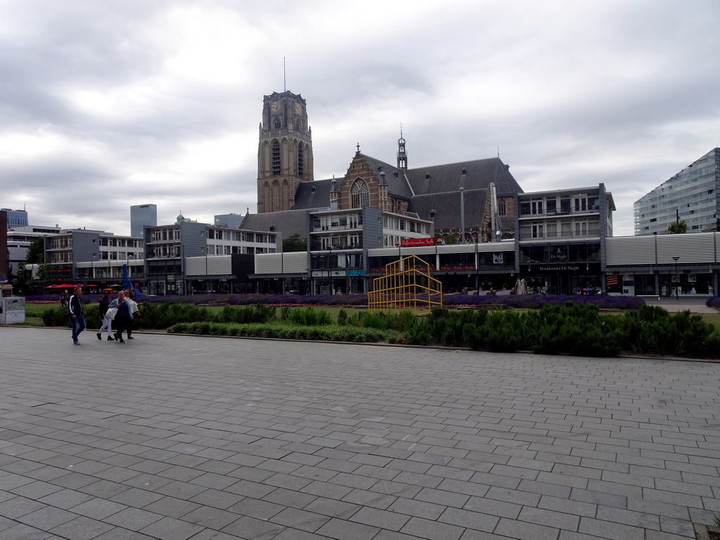 The Grote of Sint-Laurenskerk church, viewed from the Grotemarkt square