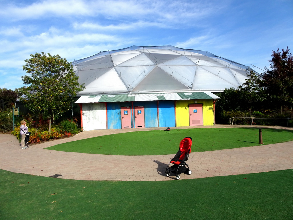 Front of the Amazonica building at the South America area at the Diergaarde Blijdorp zoo