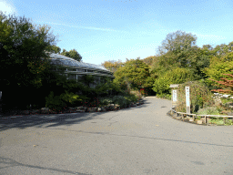 Right side of the Rivièrahal building at the Africa area at the Diergaarde Blijdorp zoo