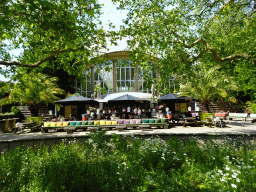 Front of the Rivièrahal building at the Africa area at the Diergaarde Blijdorp zoo