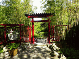 Entrance to the Chinese Garden at the Asia area at the Diergaarde Blijdorp zoo