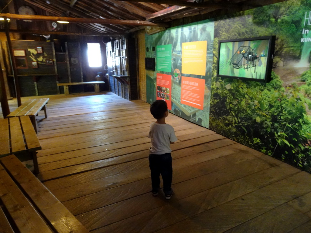 Max at the Longhouse at the Asia area at the Diergaarde Blijdorp zoo