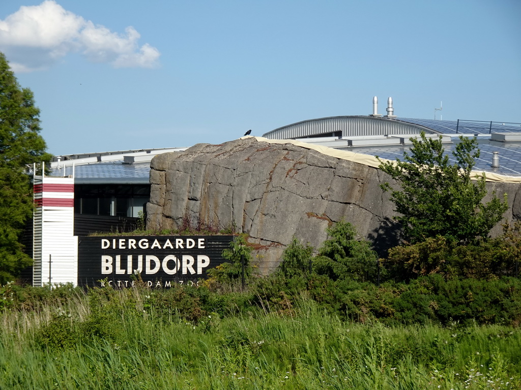 Front of the Diergaarde Blijdorp zoo, viewed from the parking lot