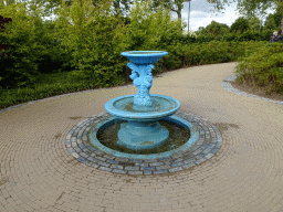 Fountain at the Asia area at the Diergaarde Blijdorp zoo