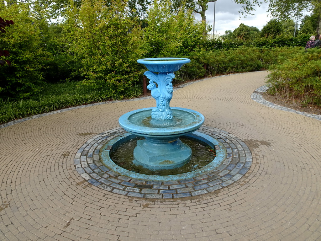 Fountain at the Asia area at the Diergaarde Blijdorp zoo