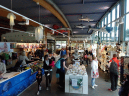 Interior of the Zee van Zoovenirs shop at the Diergaarde Blijdorp zoo