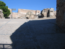 Near the top of the Roman Theatre