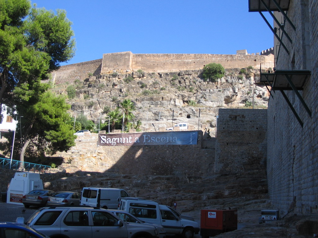 Entrance to the Roman Theatre, and the Citadel