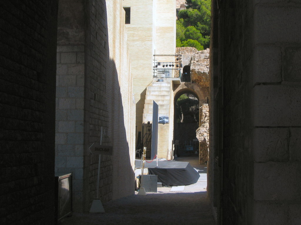 Narrow street near the Roman Theatre