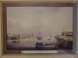 Painting of the Neva river in our room in the By The Hermitage Hotel