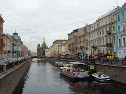 The Italian Bridge over the Griboedov Canal, and the Church of the Savior on Spilled Blood