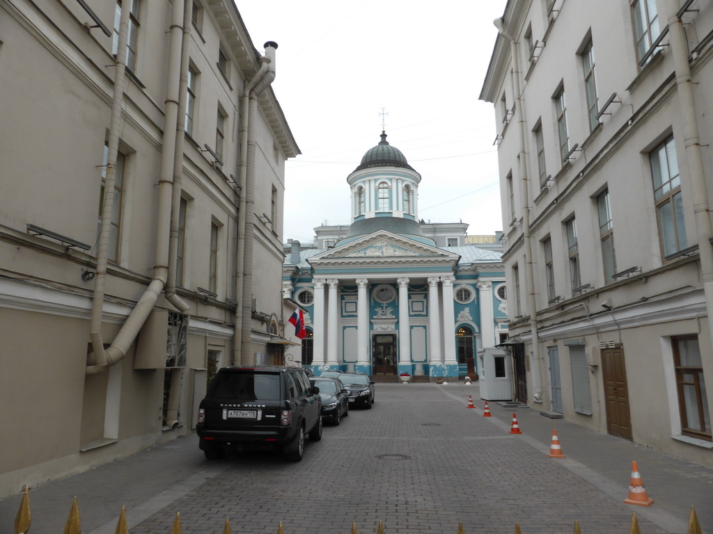 St. Catherine Armenian Church at Nevskiy Prospekt street