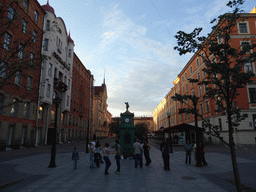 Clock at Malaya Konyushennaya Street