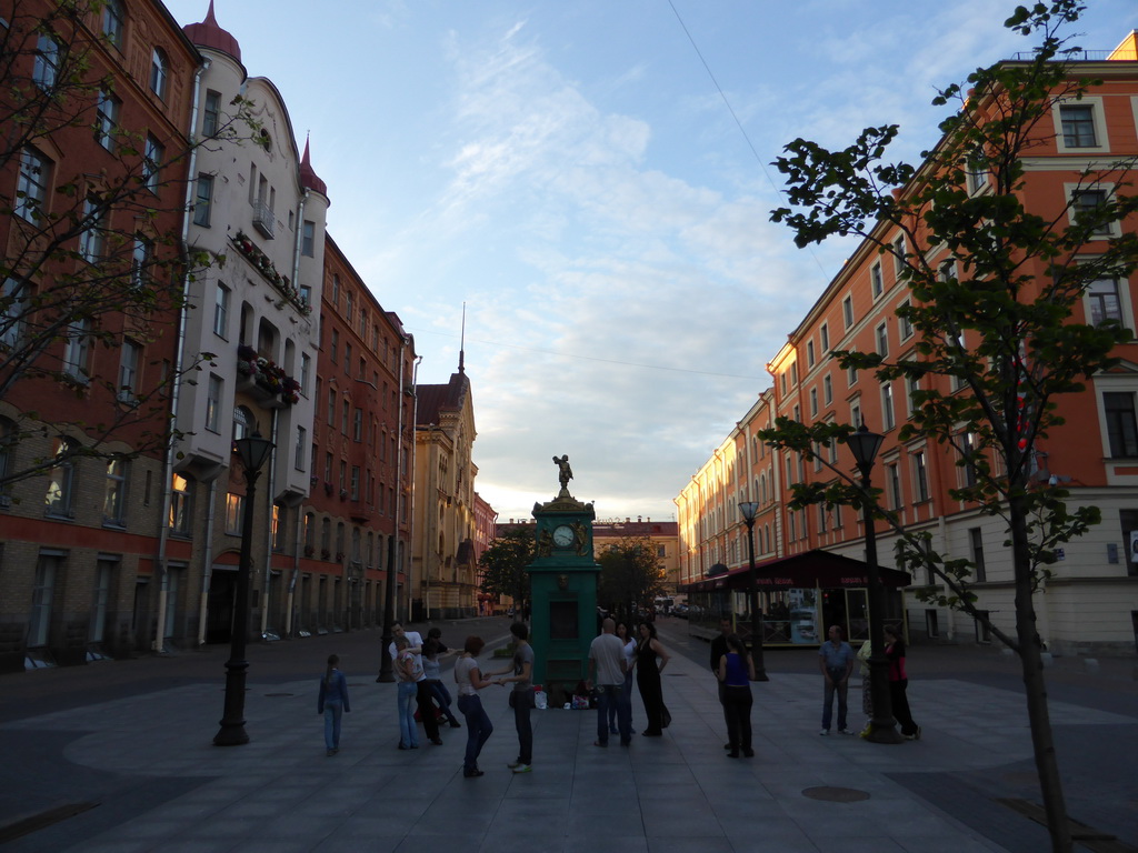 Clock at Malaya Konyushennaya Street