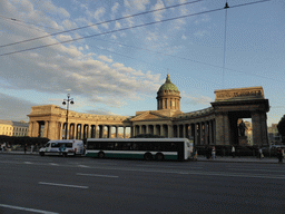 The Kazan Cathedral at Nevskiy Prospekt street