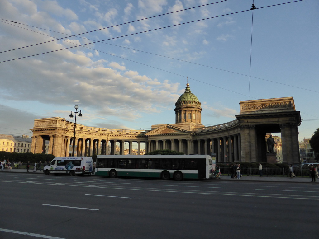 The Kazan Cathedral at Nevskiy Prospekt street